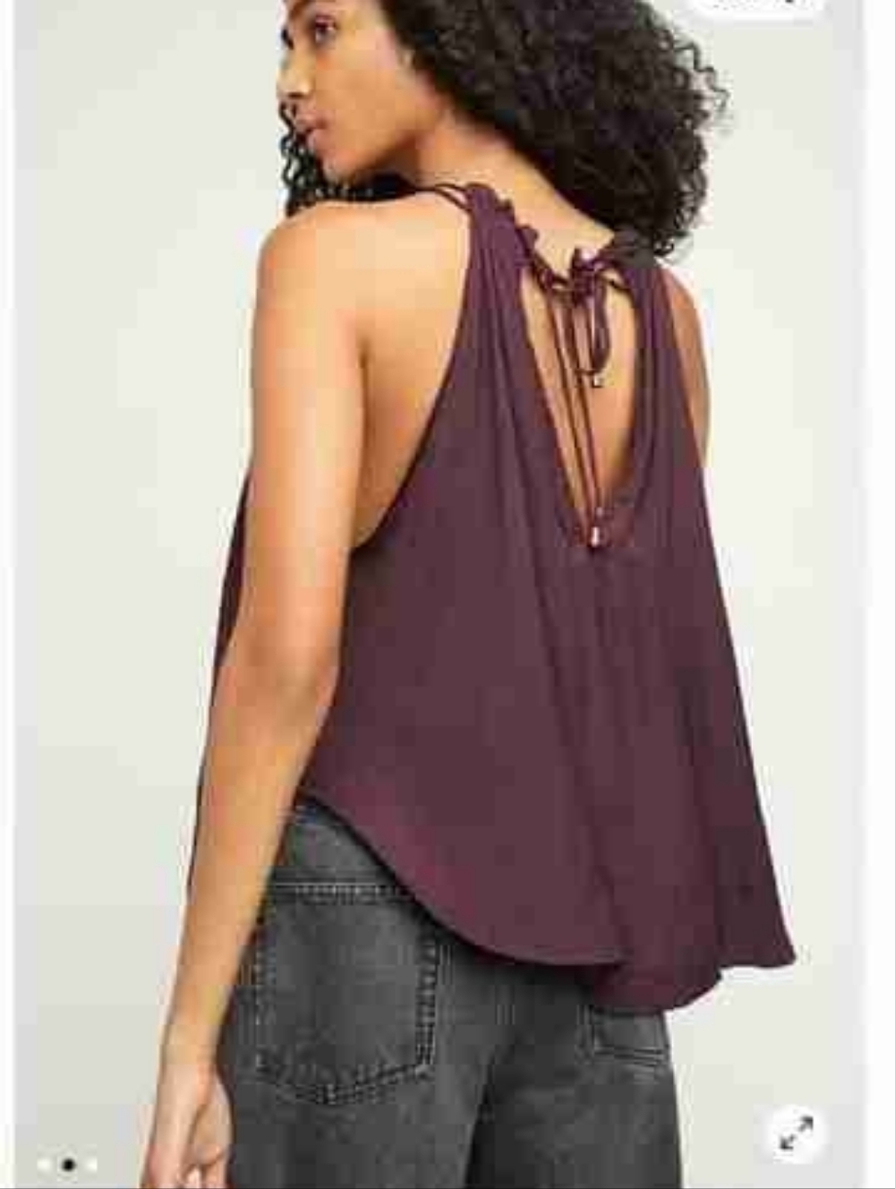 NEW FREE PEOPLE | $68 My Oh My Smocked Tank - Picture 2 of 3